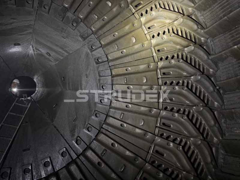 High-Performance Mill Liners for Metso 10.4m SAG Mills