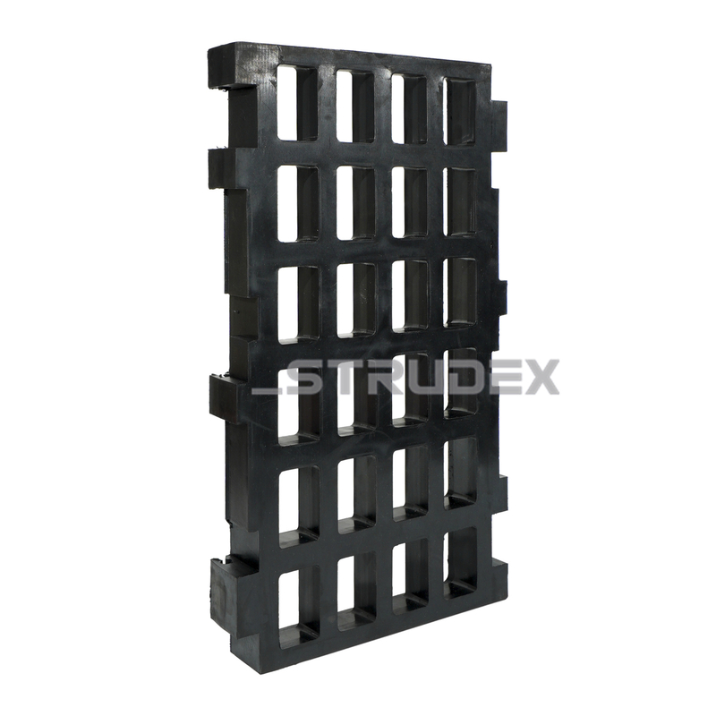 Wear-resistant Anti-blocking Rubber Sieve Panel for Mineral Processing Installed with Snaps