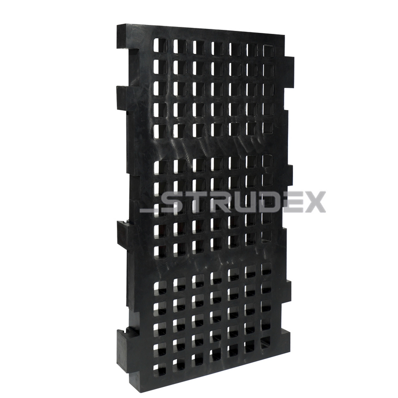 Quickly Replaceable Highly Elastic Anti-blocking Rubber Screen Plate for Mineral Processing