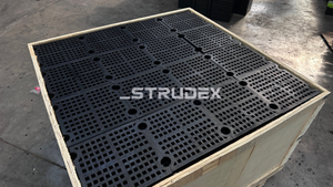 Modular Rubber Screen Panels solving clogging
